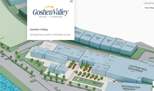 Goshen at The Mill Office Location Map